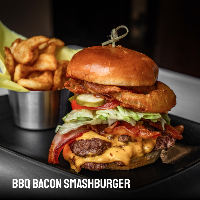 CNB BBQ Bacon Smashburger